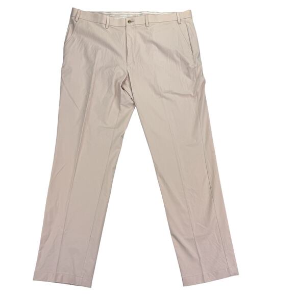 Michael Kors Mens Major Classic Fit Stretch Performance Pants Pink 40x32 - Picture 1 of 4